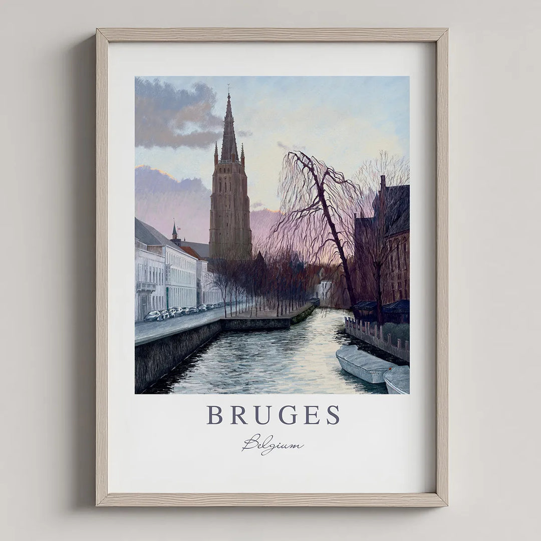 Bruges Church of Our Lady - Wall Art Poster