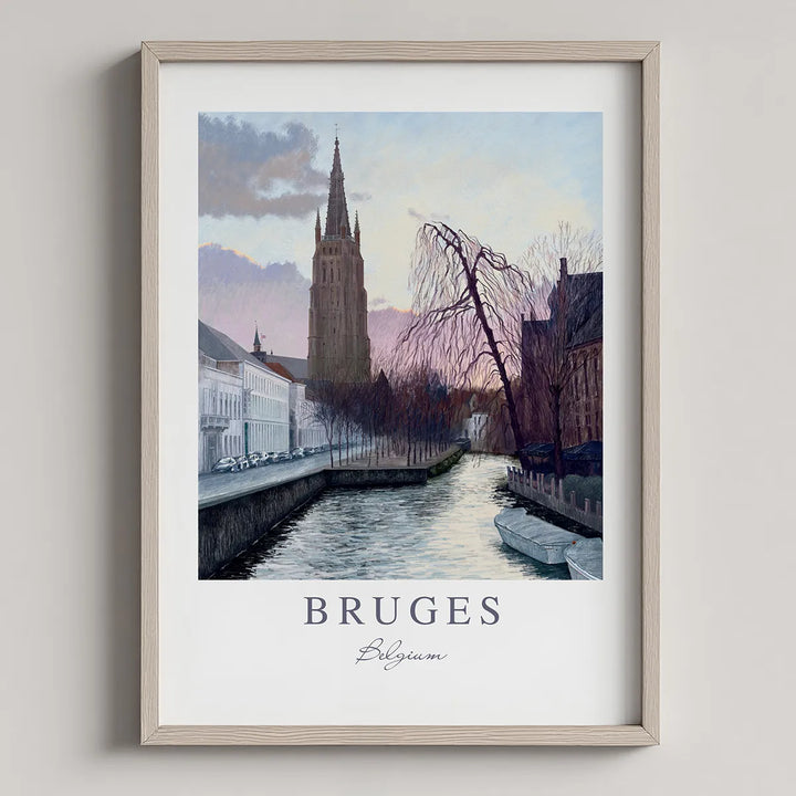Bruges Church of Our Lady - Wall Art Poster