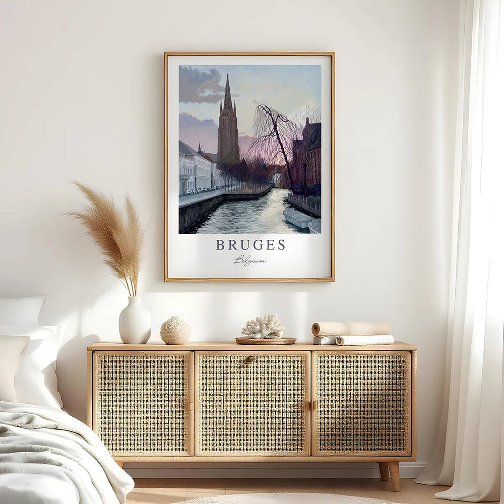 Bruges Church of Our Lady - Wall Art Poster