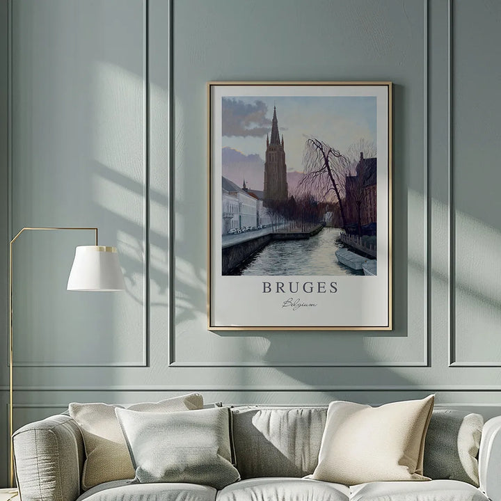 Bruges Church of Our Lady - Wall Art Poster