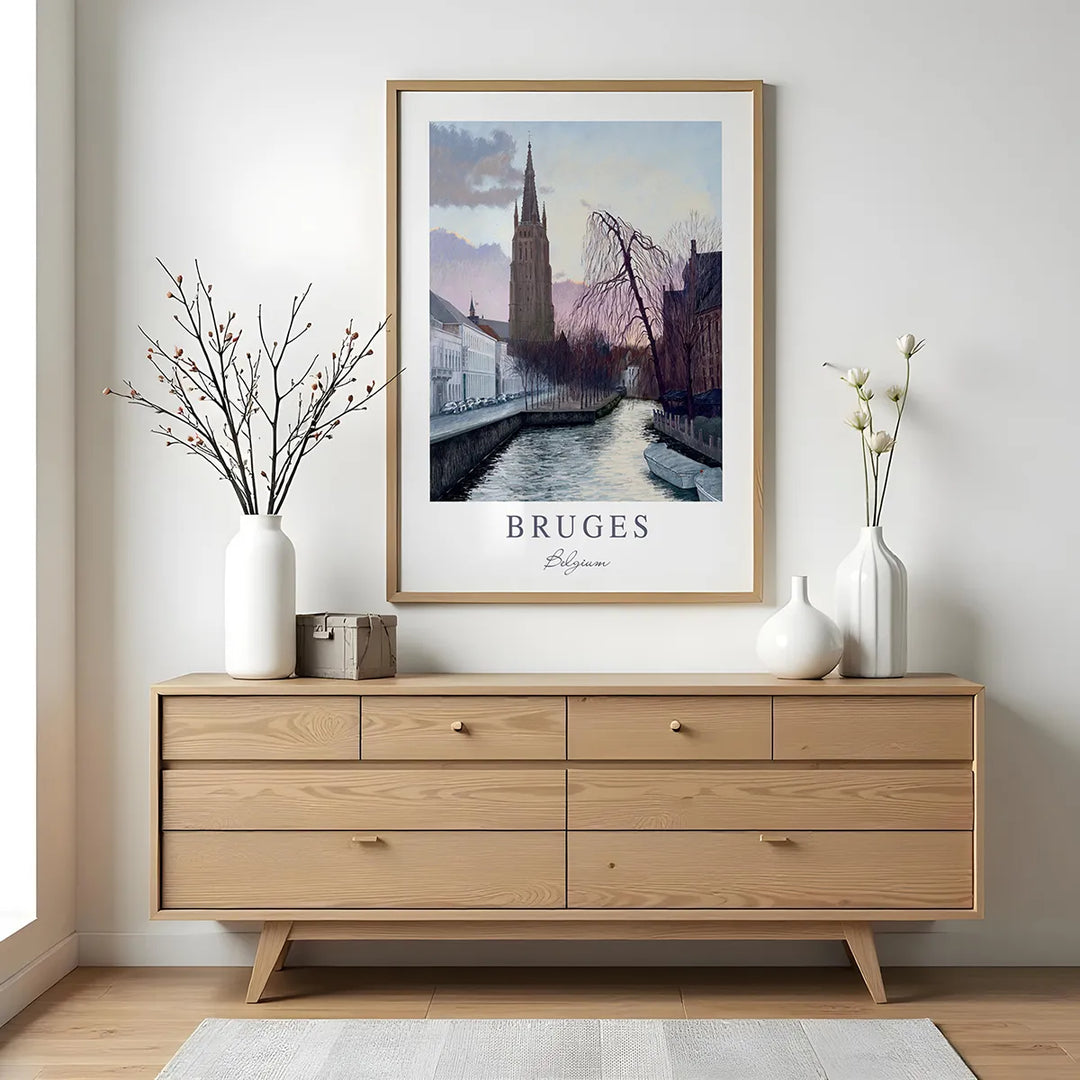 Bruges Church of Our Lady - Wall Art Poster