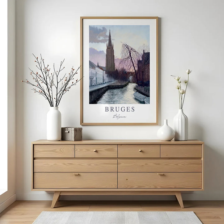 Bruges Church of Our Lady - Wall Art Poster