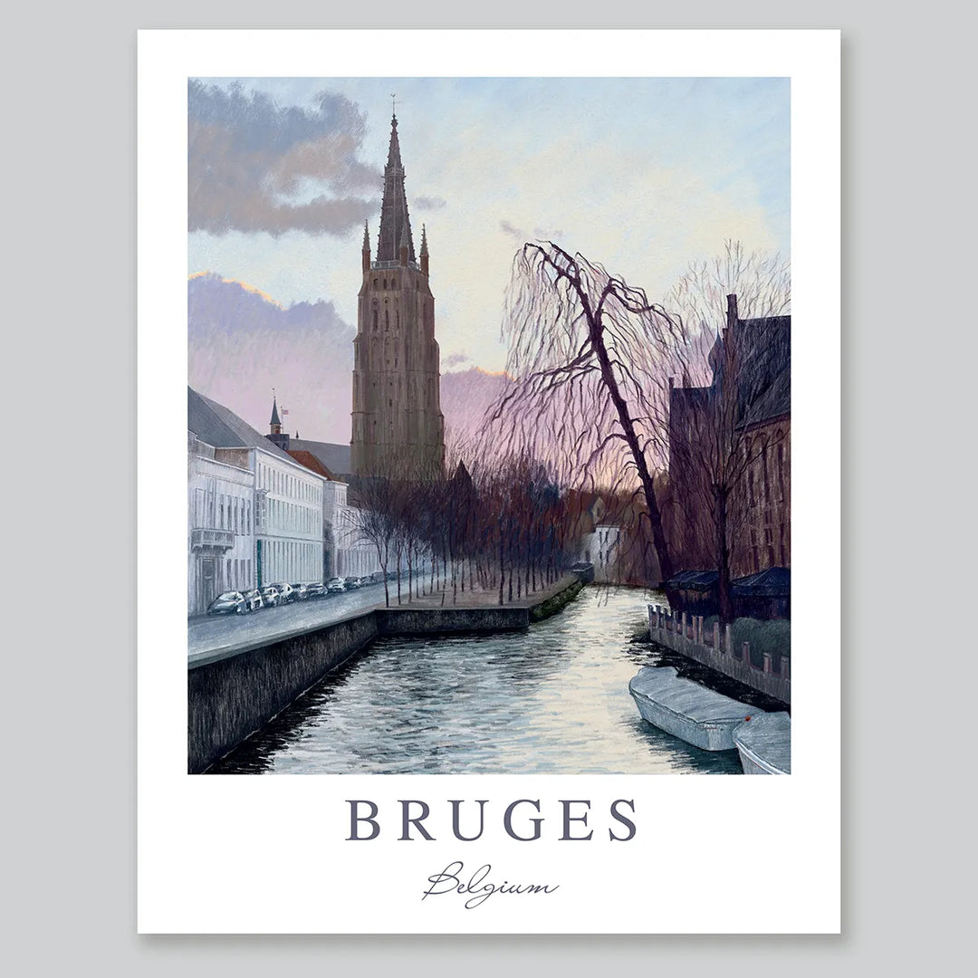 Bruges Church of Our Lady - Wall Art Poster